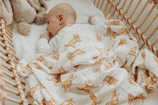 MUSLIN BAMBOO SWADDLES - Smitten Bub Co.