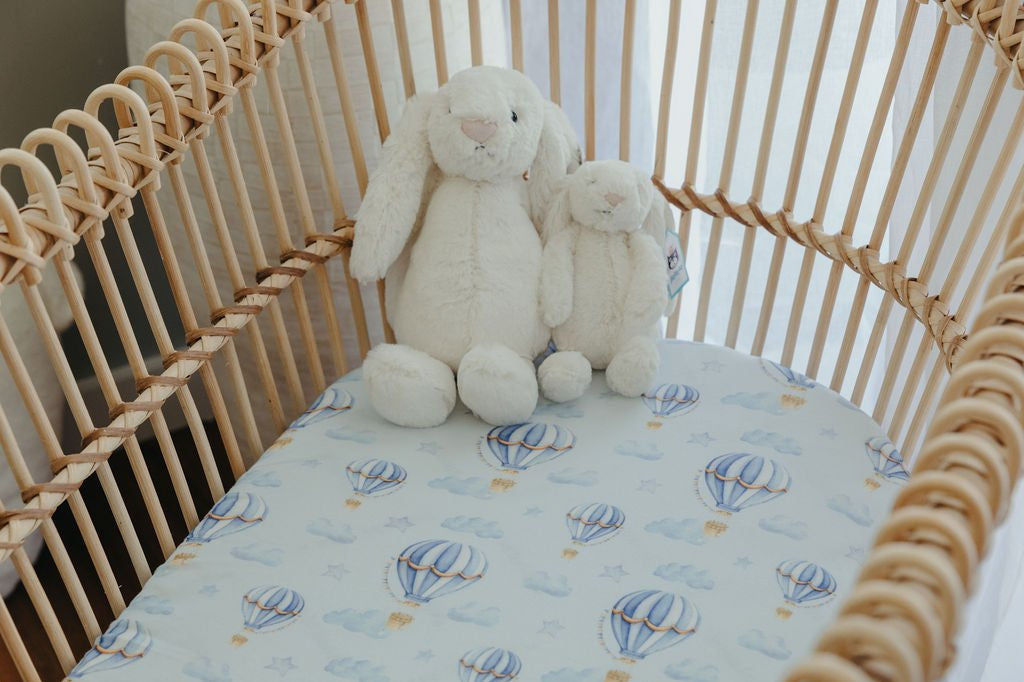 BASSINET SHEETS CHANGE MAT COVER - Smitten Bub Co.
