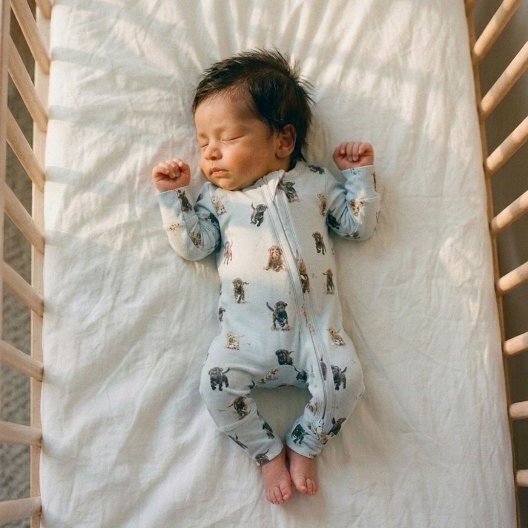 LABRADOR | Full Zip Unisex Romper - Smitten Bub Co.