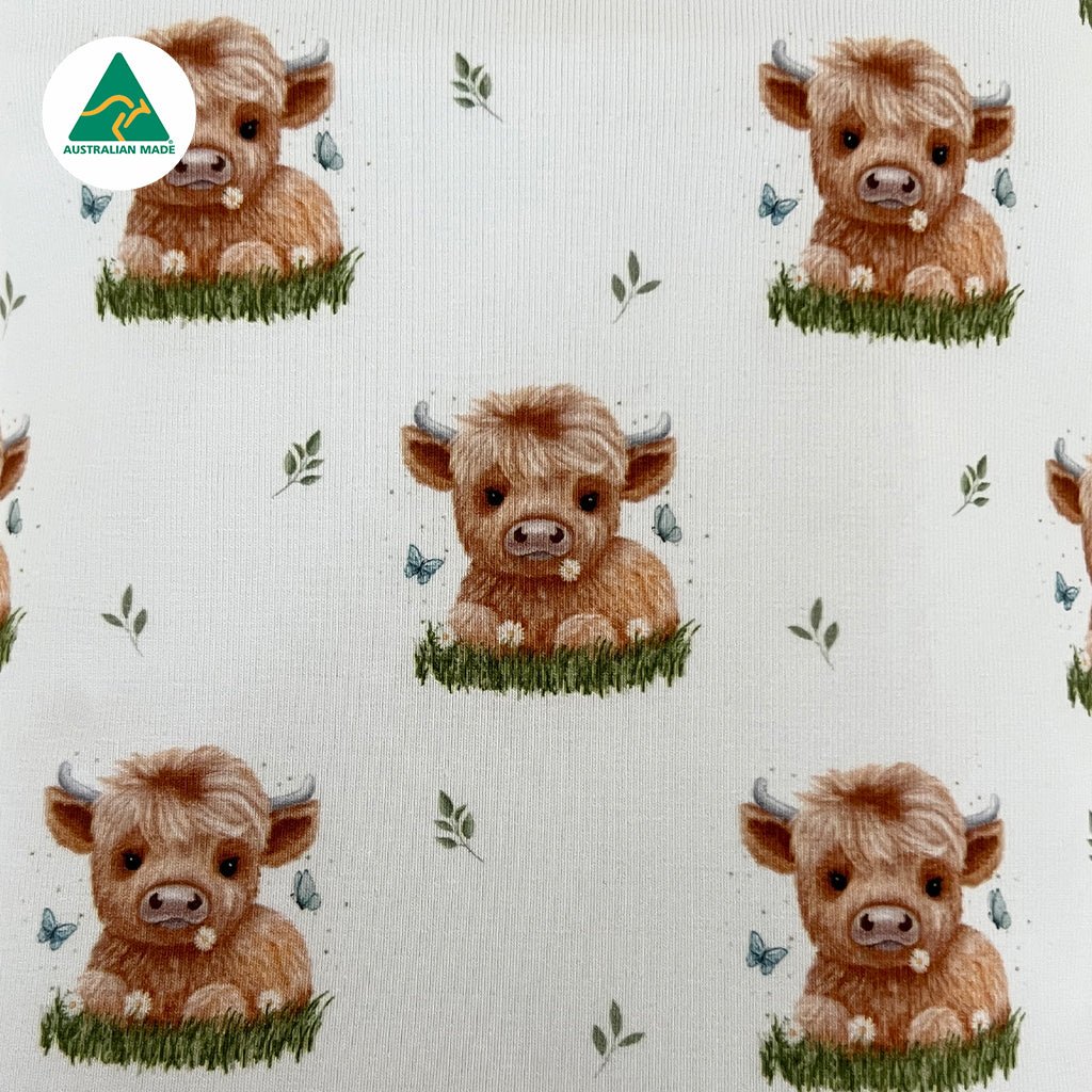 Highland Cow Comforter - Smitten Bub Co.