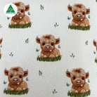 Highland Cow Comforter - Smitten Bub Co.