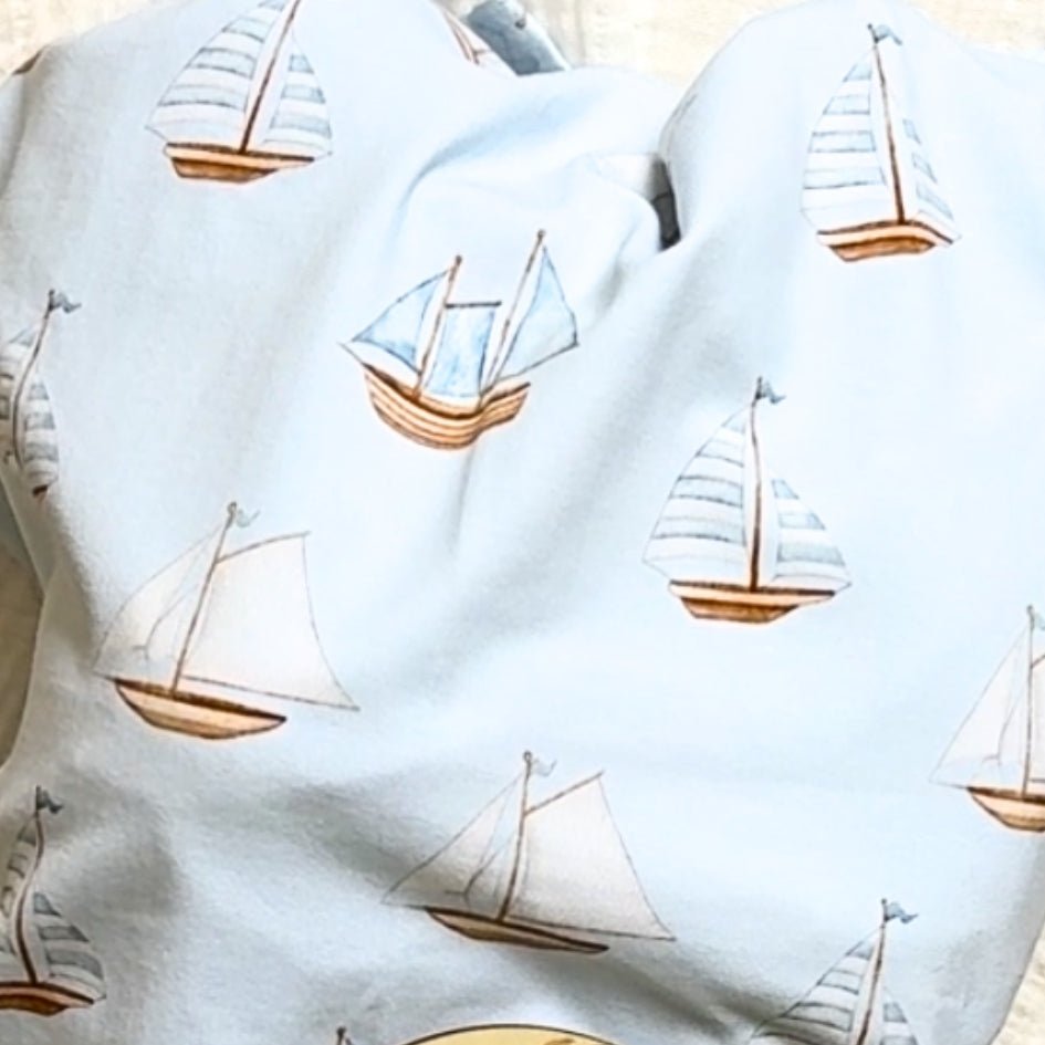 BLUE SAIL BOAT | Beanie - Smitten Bub Co.