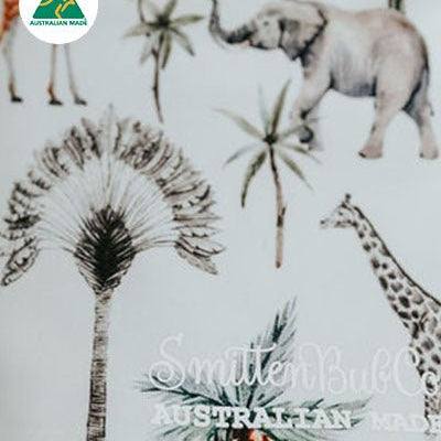 African Animals - Topknot Bow - Smitten Bub Co.