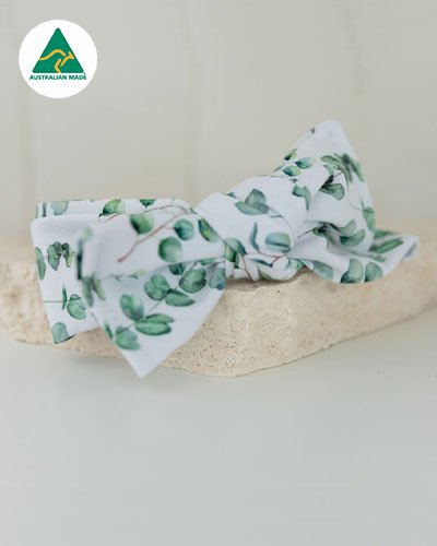 Eucalyptus - Topknot Bow - Smitten Bub Co.