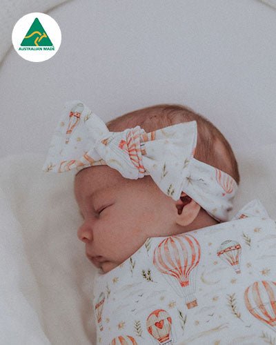 Red Balloons - Topknot Bow - Smitten Bub Co.