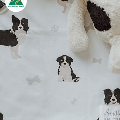 Border Collie - Topknot Bow - Smitten Bub Co.