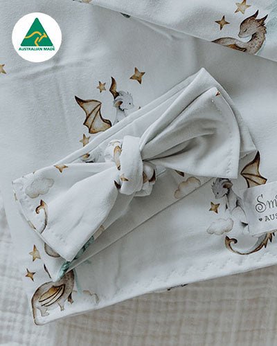 Dragon - Topknot Bow - Smitten Bub Co.