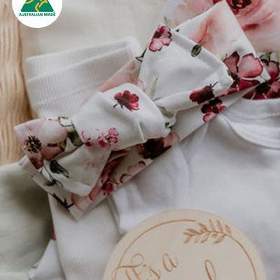 Roses - Topknot Bow - Smitten Bub Co.
