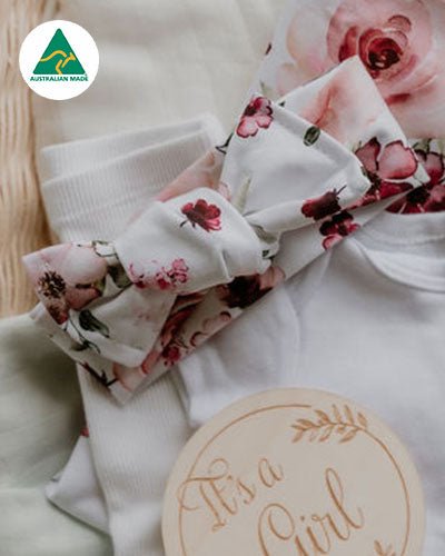 Roses - Topknot Bow - Smitten Bub Co.