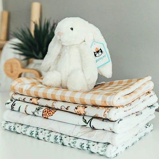 Burp Cloth Bundle of 5 - Smitten Bub Co.