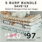 Staffy Burp Cloth - Smitten Bub Co.