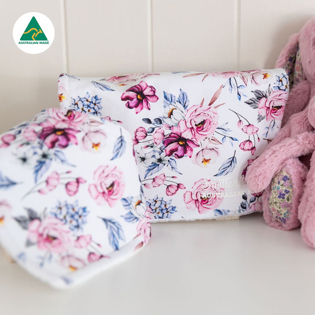 Bloom Burp Cloth - Smitten Bub Co.