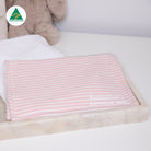 Pink Stripe Burp Cloth - Smitten Bub Co.