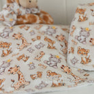 Baby Safari Animals Burp Cloth - Smitten Bub Co.