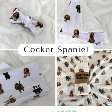 COCKER SPANIEL | Baby Bundle - Smitten Bub Co.