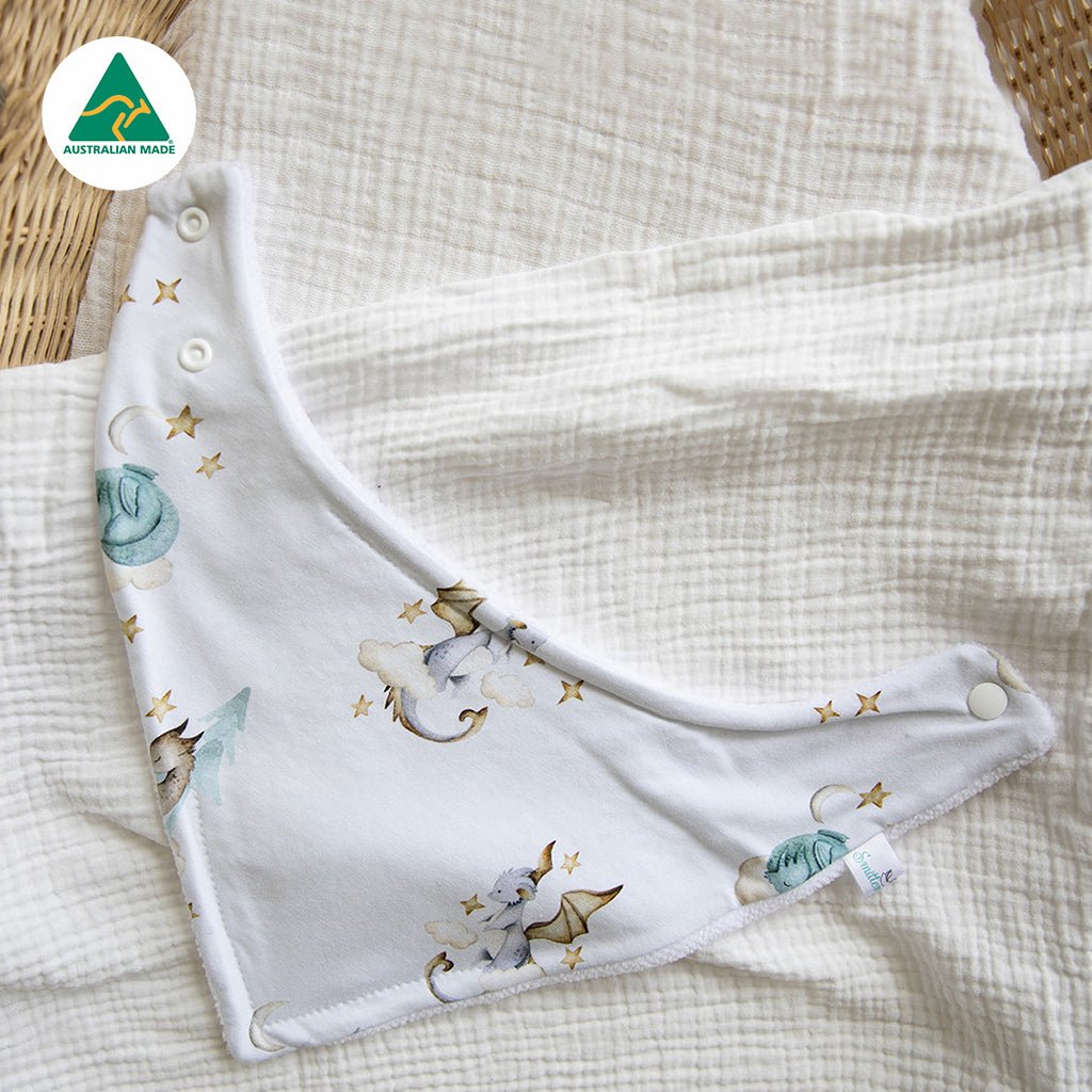 Dragons Bandana Bib - Smitten Bub Co.