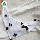 Border Collie Bandana Bib - Smitten Bub Co.
