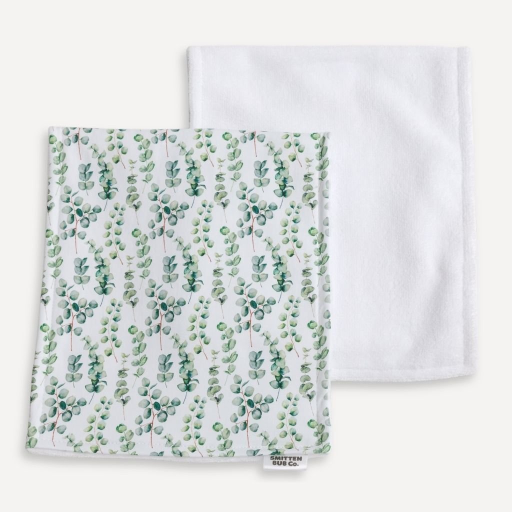 EUCALYPTUS | Burp Cloth - Smitten Bub Co.