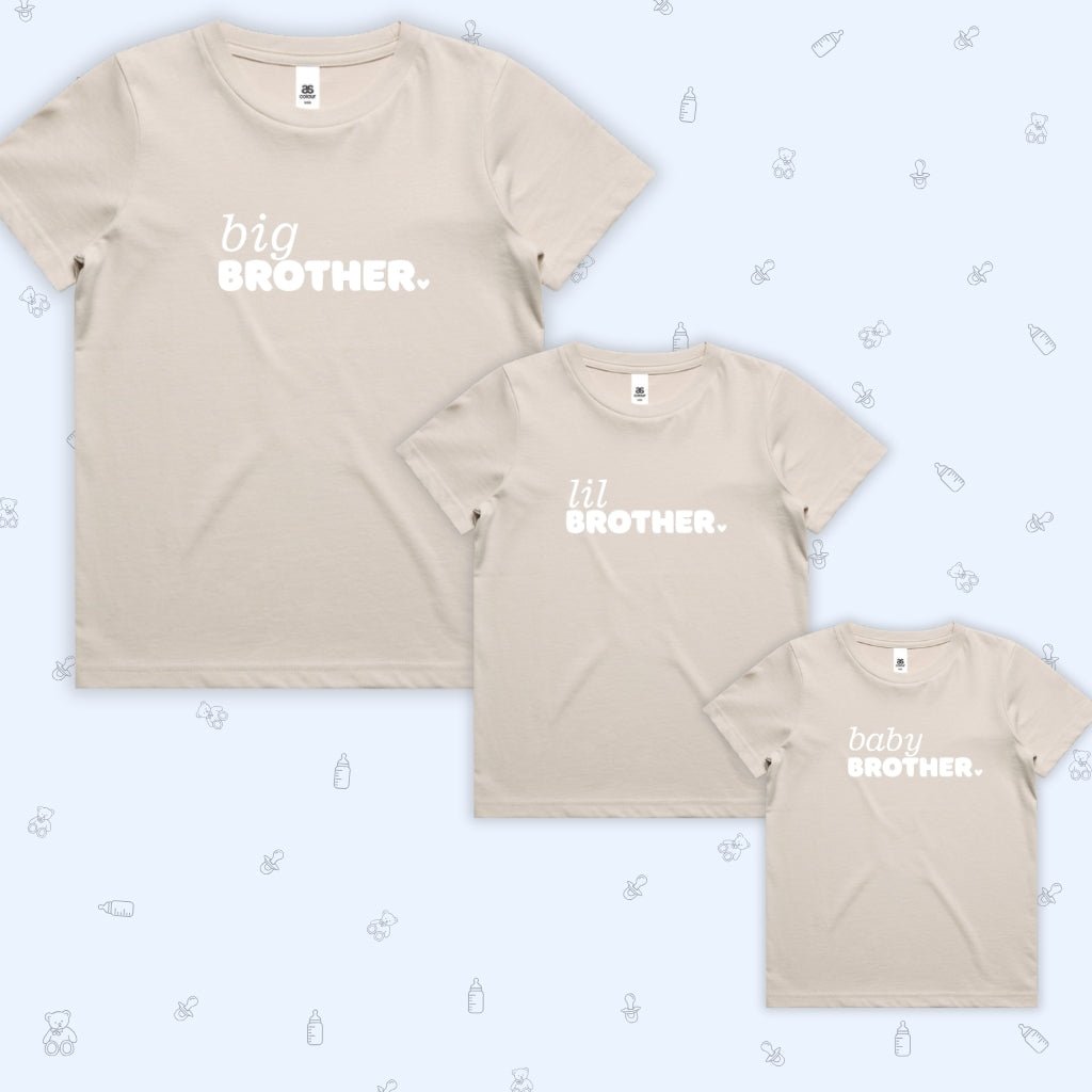Kids Short Sleeve Tee - Bone - Smitten Bub Co.