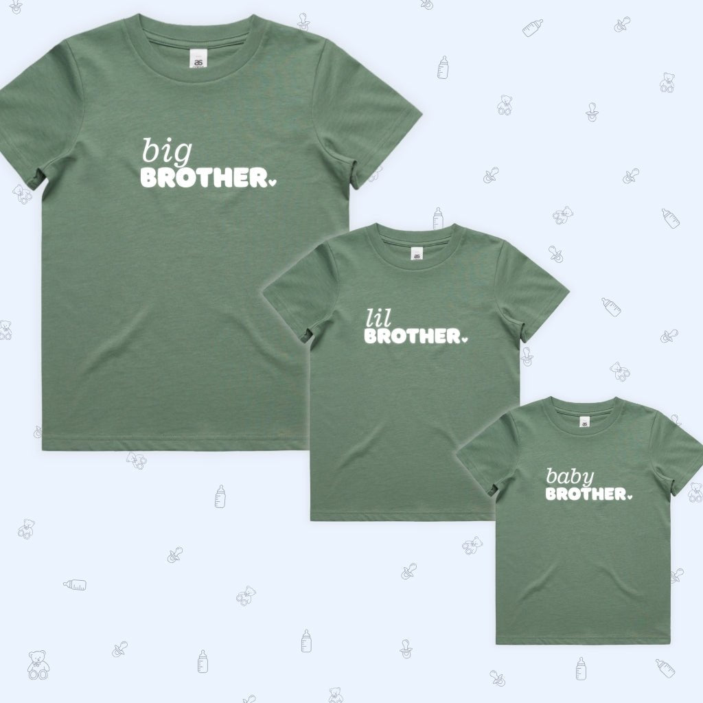 Kids Short Sleeve Tee - Sage - Smitten Bub Co.