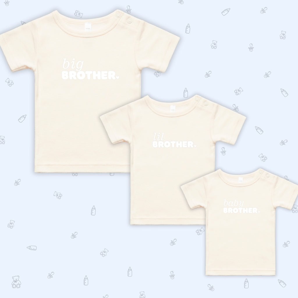 Infant Short Sleeve Tee - Natural - Smitten Bub Co.