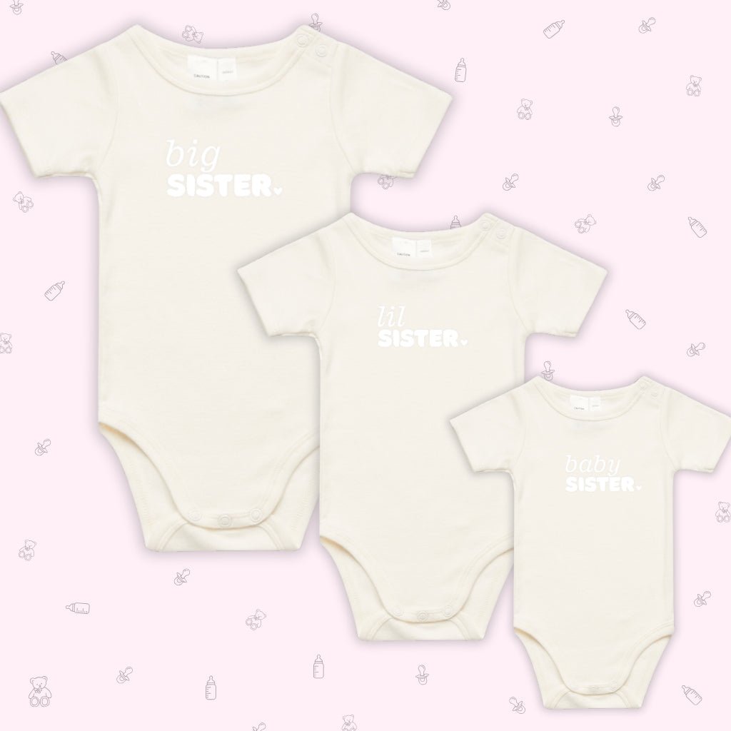 Infant Short Sleeve Romper - Natural - Smitten Bub Co.
