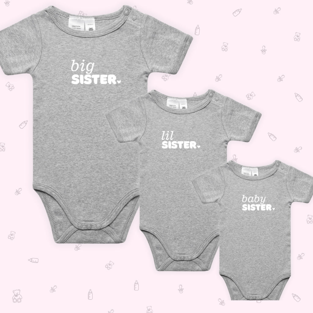 Infant Short Sleeve Romper - Grey Marle - Smitten Bub Co.