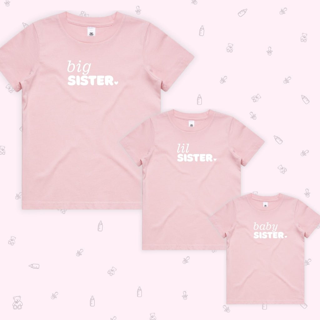 Kids Short Sleeve Tee - Baby Pink - Smitten Bub Co.