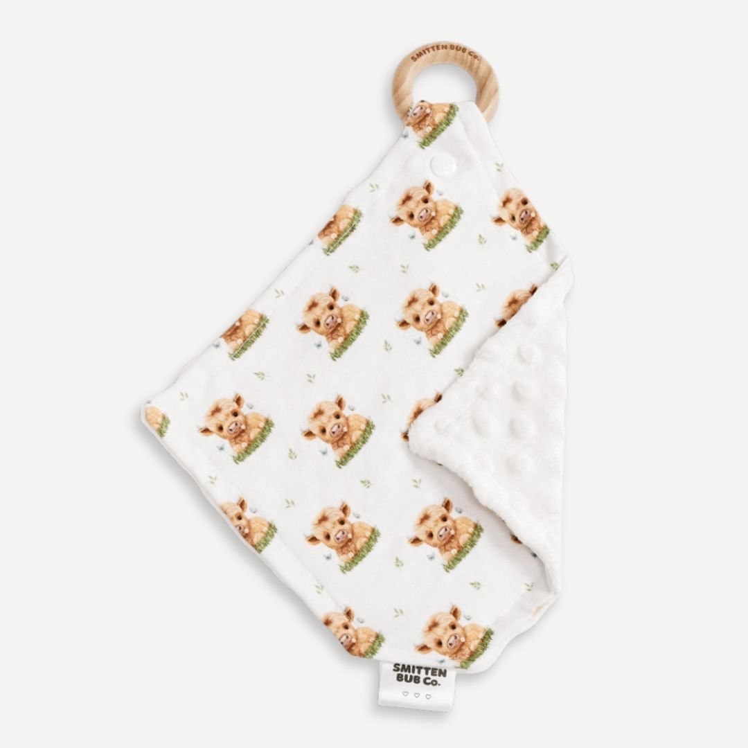HIGHLAND COW | Baby Comforter - Smitten Bub Co.