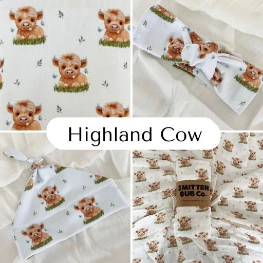 Highland Cow | 6 Items + Gift - Smitten Bub Co.