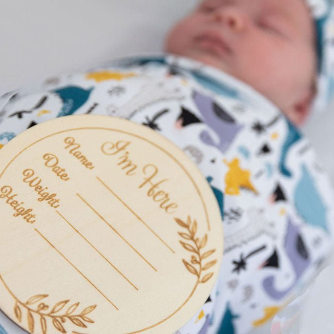 Baby Announcement Card - Smitten Bub Co.