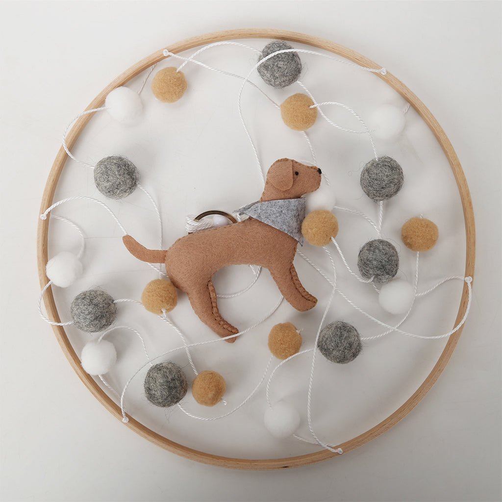 Dog Felt Cot Mobiles | Boy - Smitten Bub Co.