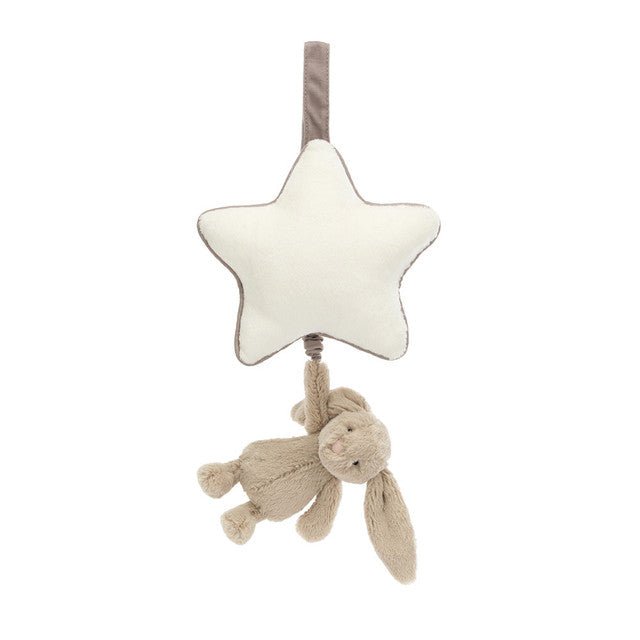 Jellycat Bashful Beige Bunny Musical Pull - Smitten Bub Co.