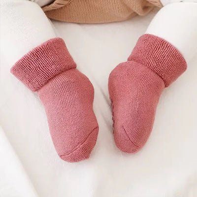 Plain Colour Sock | Baby and Toddler Non - Slip Sole - Smitten Bub Co.