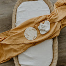 Mustard Bamboo Cotton Muslin Wrap - Smitten Bub Co.