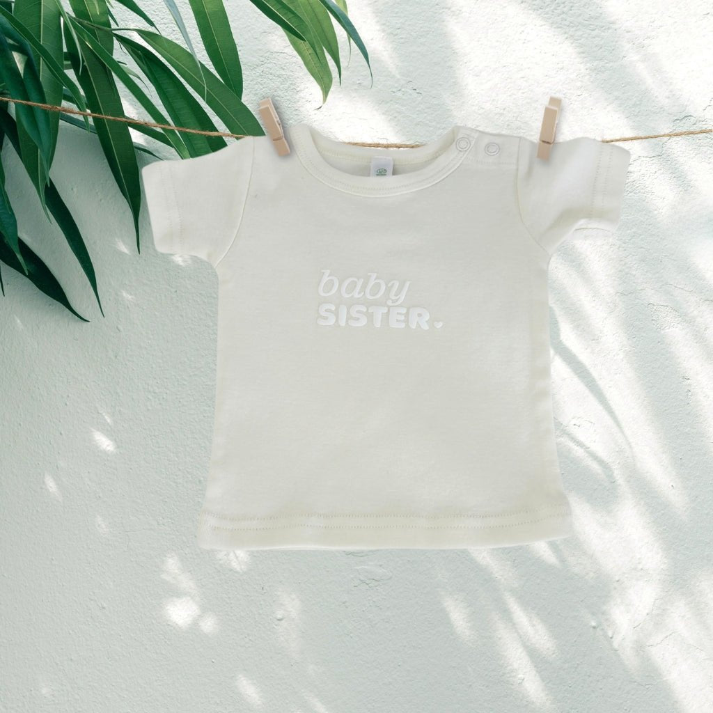 Infant Short Sleeve Tee - Natural - Smitten Bub Co.
