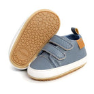 Bailey Baby/Toddler Velcro Sneakers - BLUE - Smitten Bub Co.