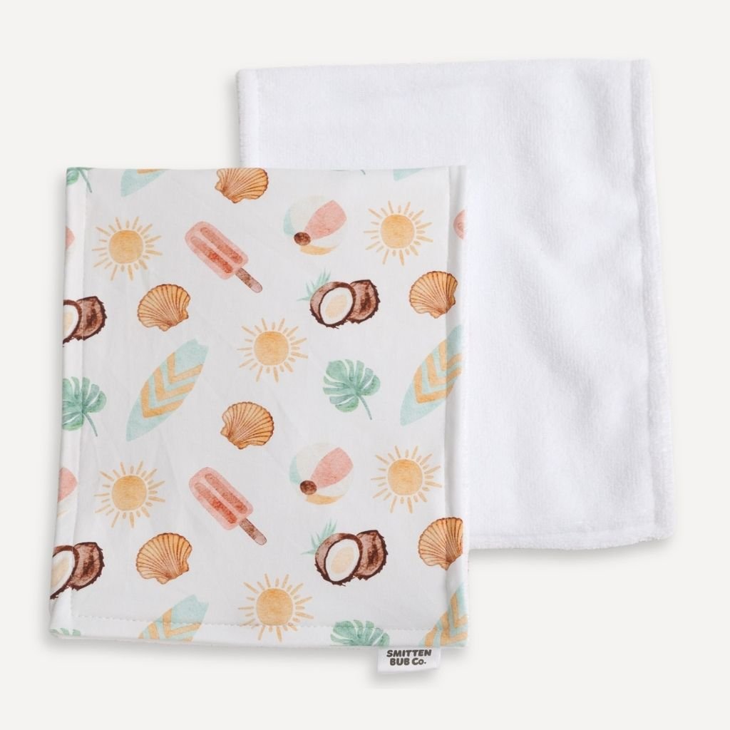 SUMMER DAYS | Burp Cloth - Smitten Bub Co.