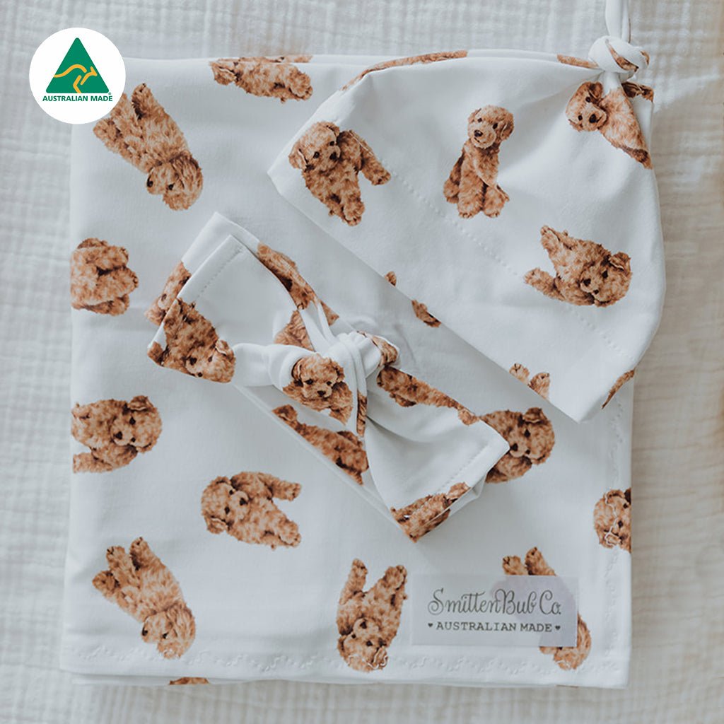 Cavoodle Swaddle Set - Smitten Bub Co.