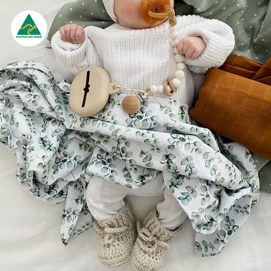 Eucalyptus Swaddle Set - Smitten Bub Co.