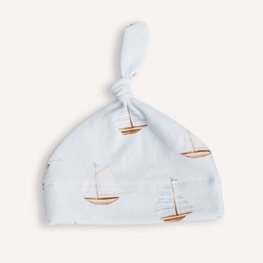 BLUE SAIL BOAT | Beanie - Smitten Bub Co.
