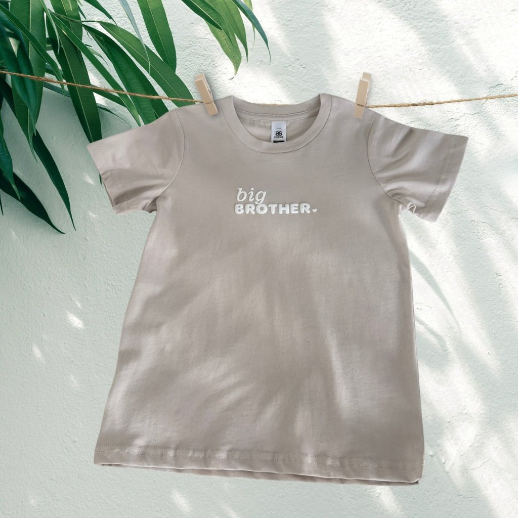 Kids Short Sleeve Tee - Bone - Smitten Bub Co.