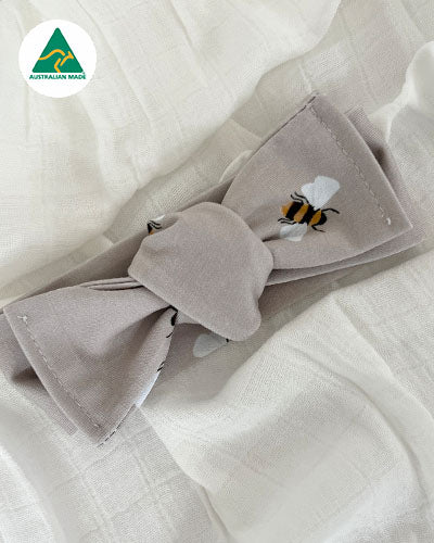 Bee - Topknot Bow - Smitten Bub Co.