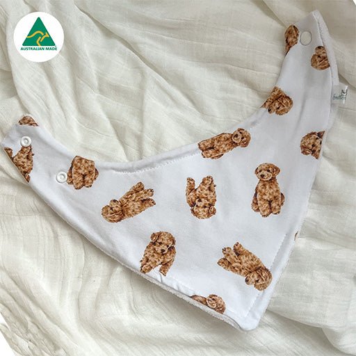 Cavoodle Bandana Bib - Smitten Bub Co.