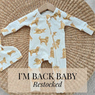 Golden Retriever Full Zip Unisex Growsuit Romper - Smitten Bub Co.