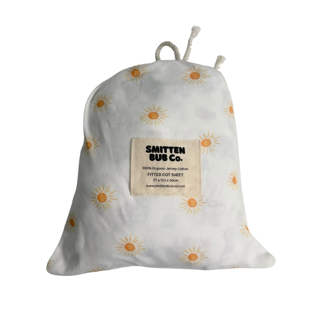 Here comes the Sun | Fitted Cot Sheets