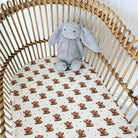 Highland Cow | Bassinet Sheets / Change Mat Cover - Smitten Bub Co.