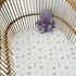 Pink Seashells | Bassinet Sheets / Change Mat Cover - Smitten Bub Co.