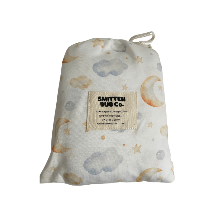 Sweet Dreams | Fitted Cot Sheets - Smitten Bub Co.