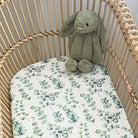 Eucalyptus | Bassinet Sheets / Change Mat Cover - Smitten Bub Co.